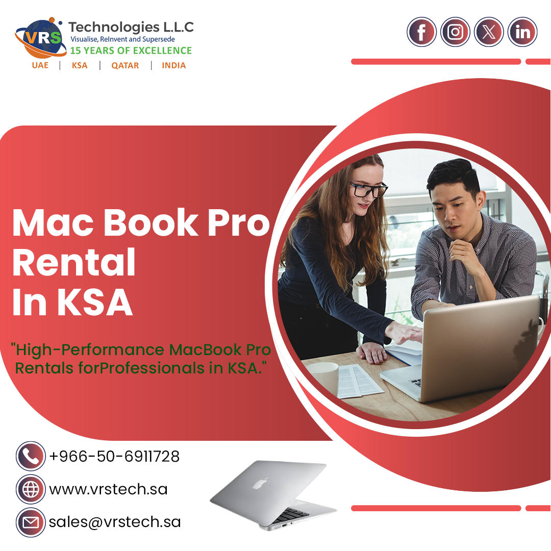 Why MacBook Pro Rentals in KSA Ideal for Business Projects?