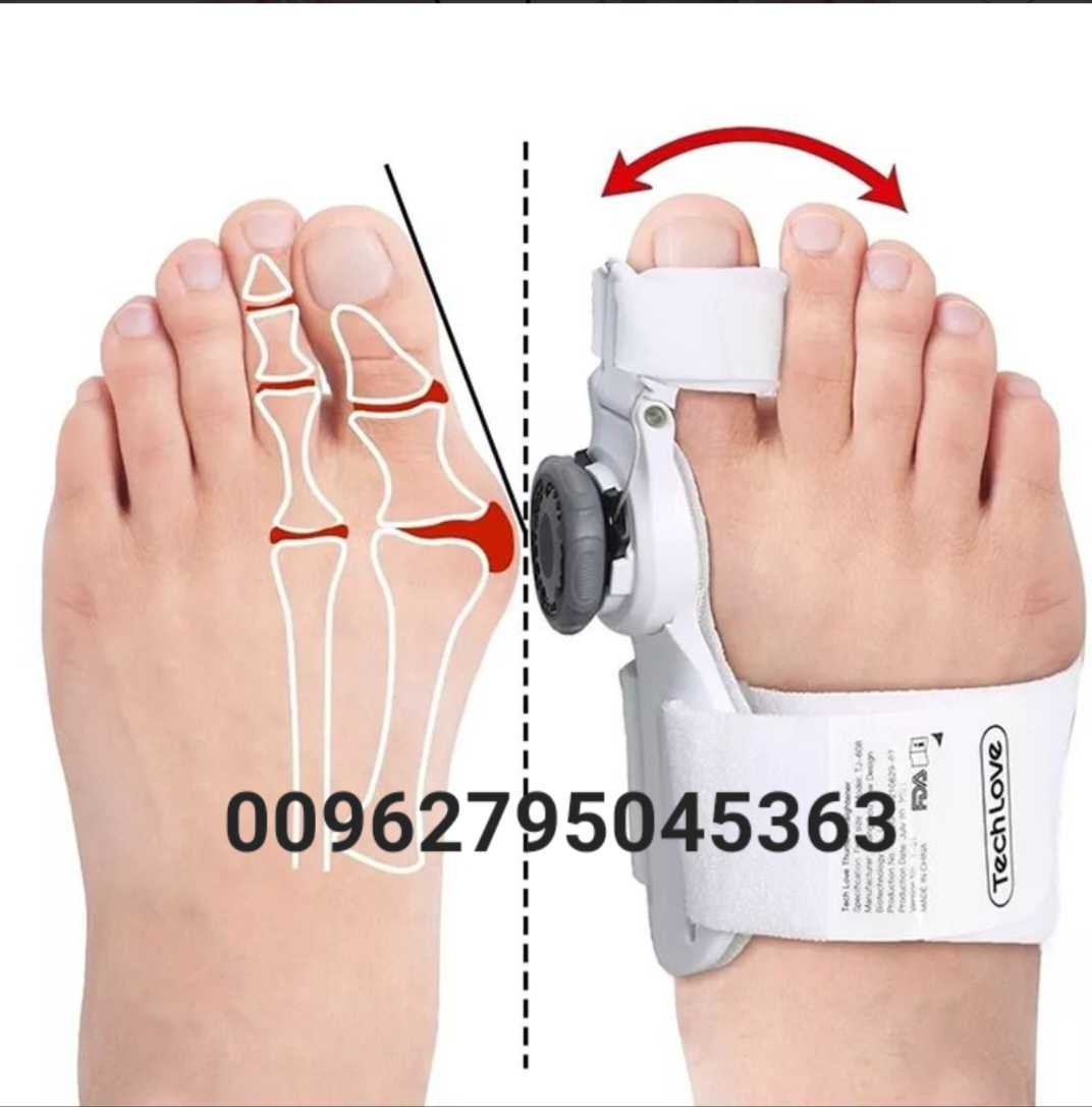 مصحح ميلان اصبع القدم الكبير ابهام القدم Tech Love Bunion Corrector