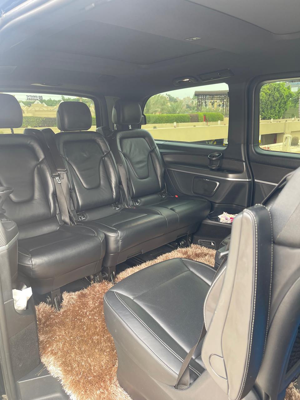 Mercedes V250 Luxury Van Rental Egypt | Private Transfer to Address Marassi