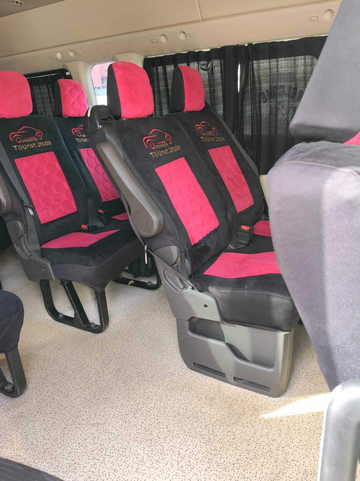 Toyota Hiace 13 Seater Minibus Rental in Cairo | Airport Pickup & Drop-off from EGP 1,500