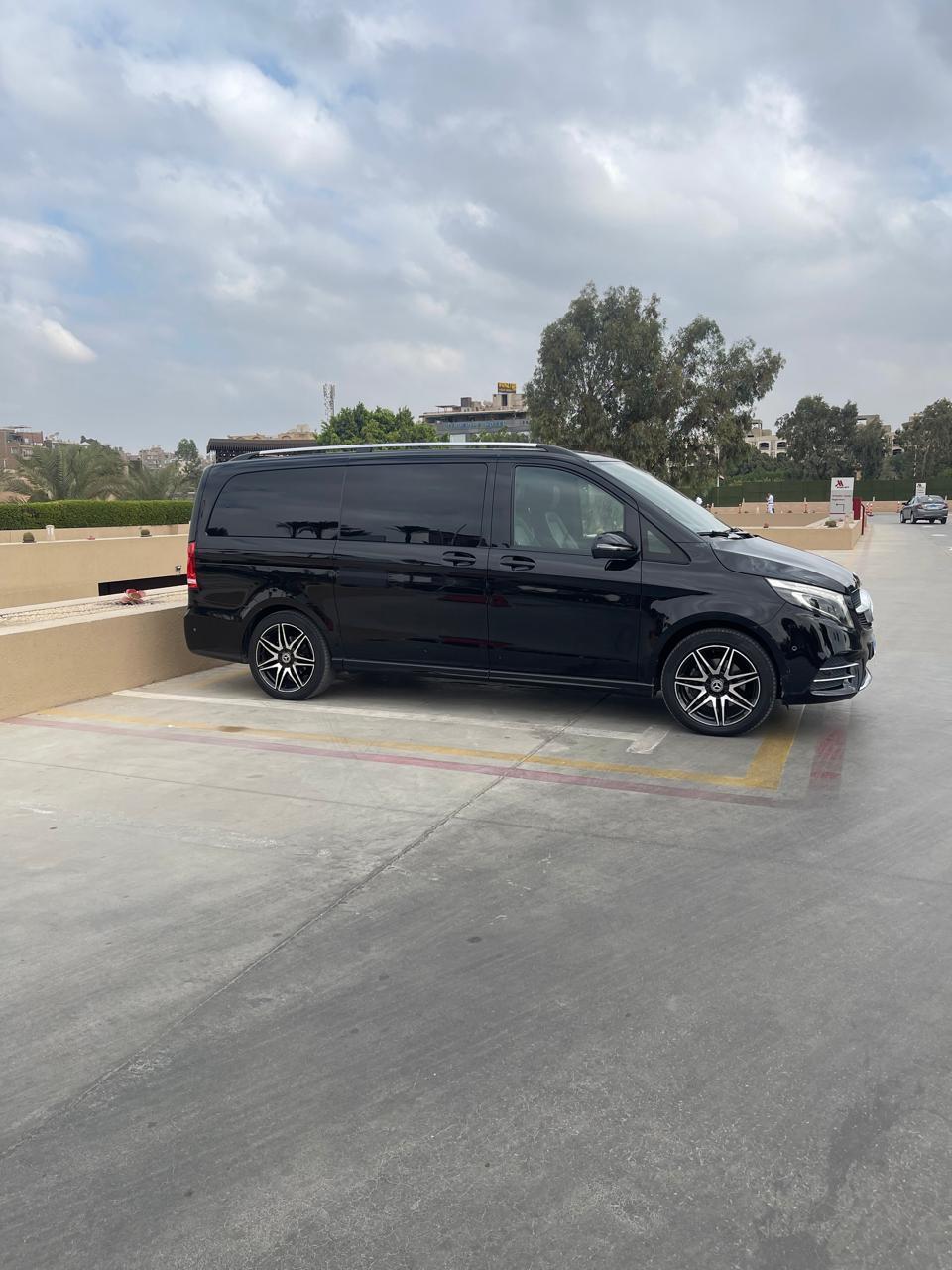 Mercedes V250 Luxury Van Rental Egypt | Private Transfer to Address Marassi
